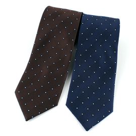 [MAESIO] KSK2573 100% Silk Dot Necktie 8.5cm 2Color _ Men's Ties Formal Business, Ties for Men, Prom Wedding Party, All Made in Korea